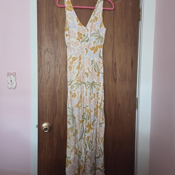 BNWT Paper Heart multi-colored floral maxi dress Size x-small - Picture 4 of 7